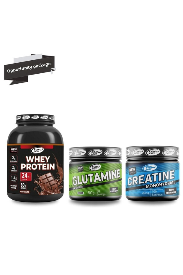 Whey Protein 2000G/Glutamine 300G/Creatine