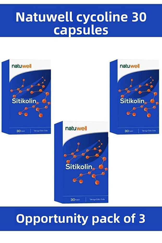 Citicolin 30 Capsules - 3 Pieces - 1