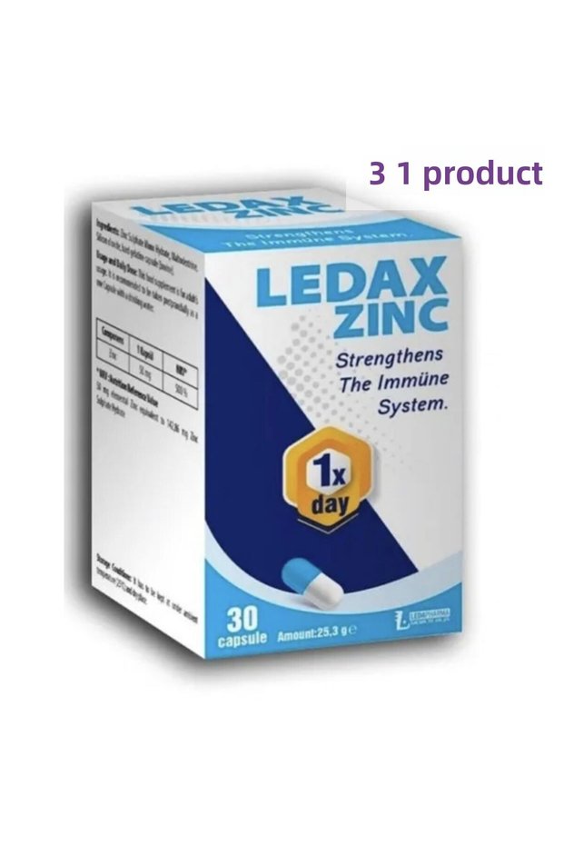 Leda Pharma Zinc Capsules, 3 Pieces