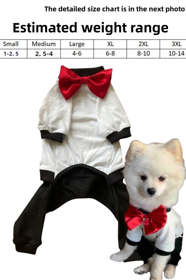 Cat Dog Tuxedo Jumpsuit
