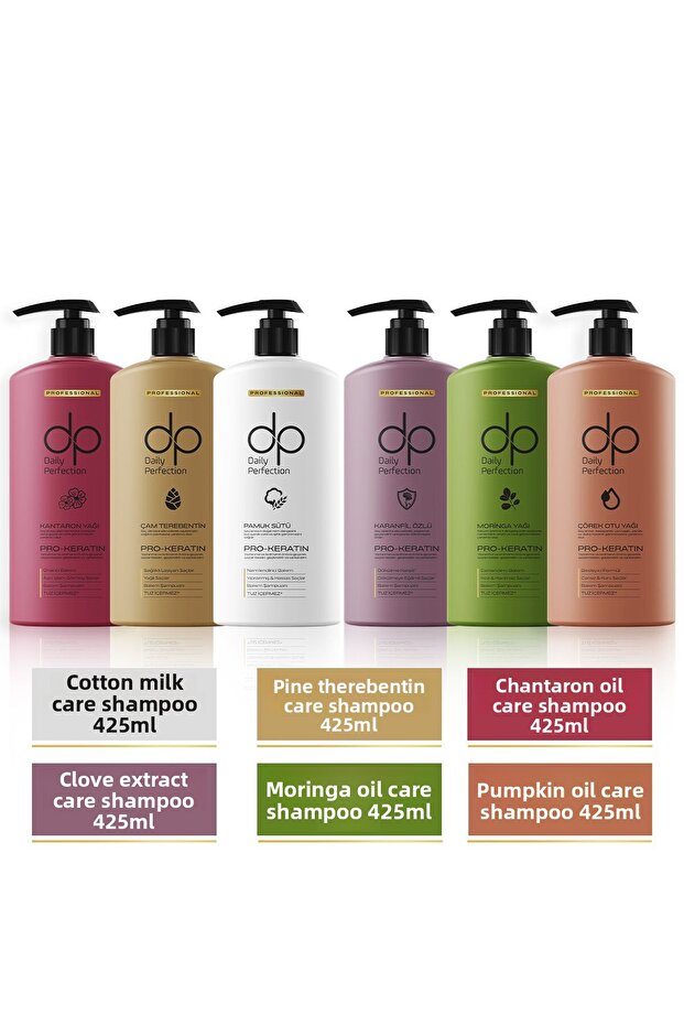 425 ml Capacity Shampoo Set - 6 Pieces - 1