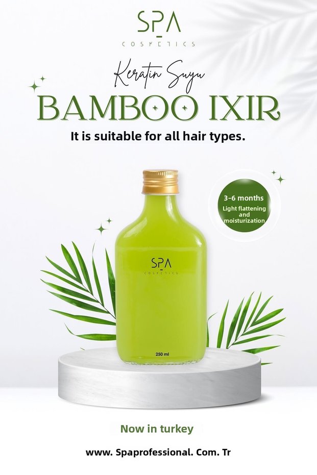 Spa Pro'Bamboo Extract' Keratin Water Elixir 250 Ml.