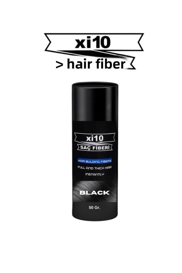 Volumizing Hair Tonic Powder Fiber 50 Gr - Black