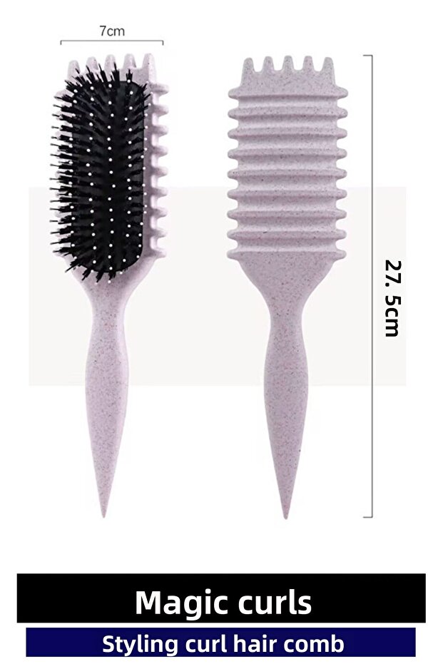 Magic Curl Comb - Curl Defining Comb- Curly Hair Brush- Perfect Curls - 2