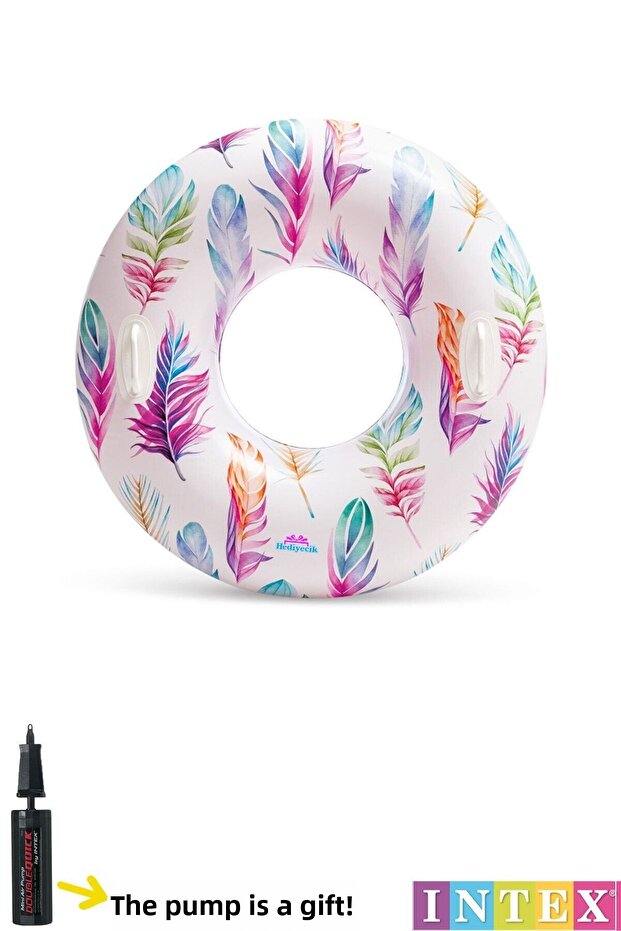 Tropical Patterned Adult Pool and Sea Ring 97 cm