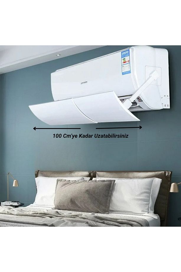 Ayarlanabilir Split Klima Hava Yönlendirici Aparat Tak Çıkar Pratik Klima Aksesuarı - 7
