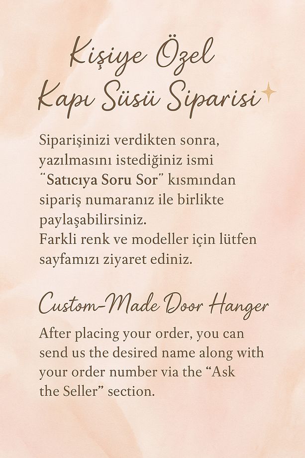 Bebek Kapı Süsü Pamuk Otlu - 4