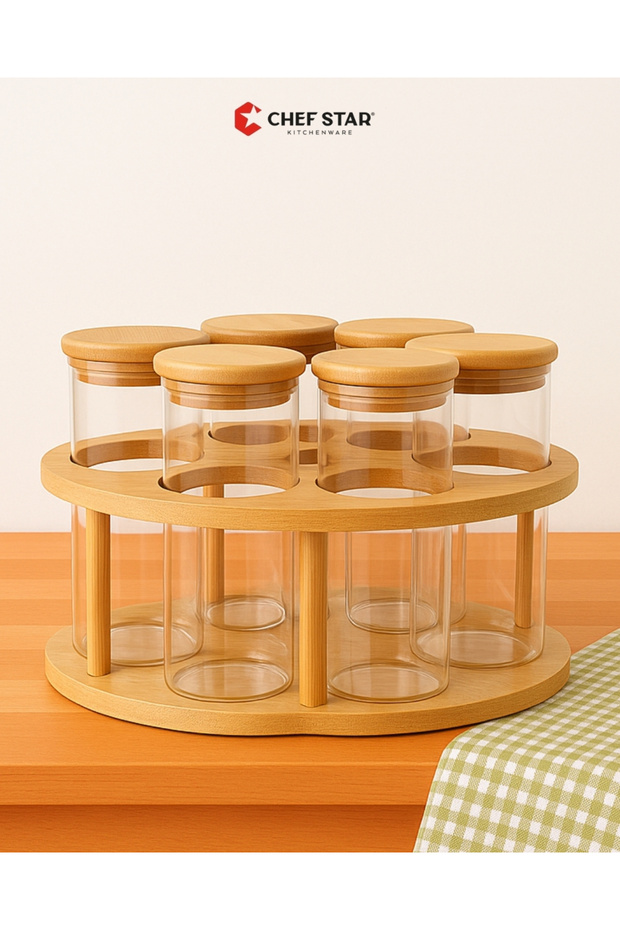 8 قطع صندوق تخزين الحبوب - 1