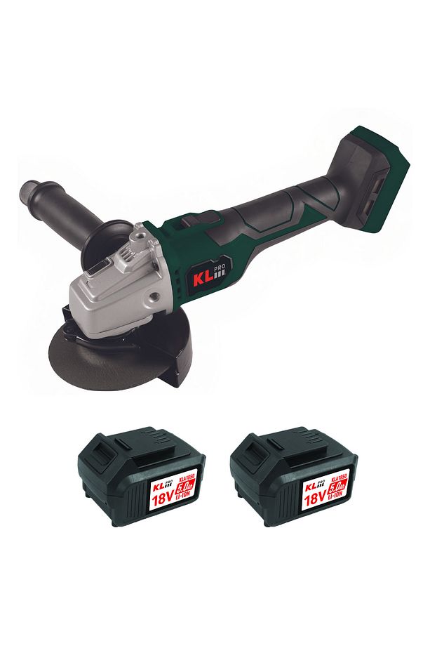 Klat18bs-50 18v/5.0ah. 115mm Çift Akülü Devir Ayarlı Kömürsüz Şarjlı Avuç Taşlama - 1