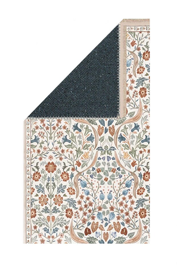 Leaf Baskılı Dokuma Taban Halı 244 YNG - 4