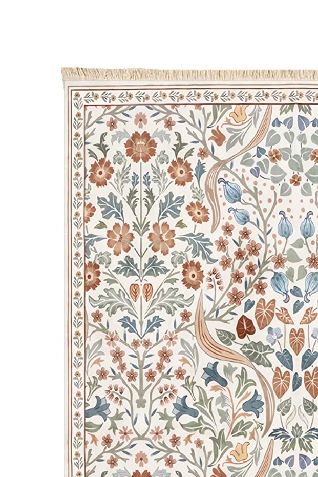 Leaf Baskılı Dokuma Taban Halı 244 YNG - 5