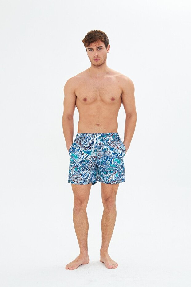 Erkek Şirince Deniz Şortu - 5