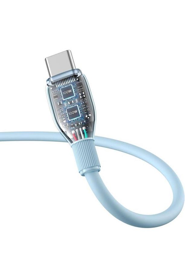 Pudding Serisi Hızlı Şarj ve Data Kablosu USB'den Type-c USB-C'ye 6 Amper 100W, 1,2m - 2