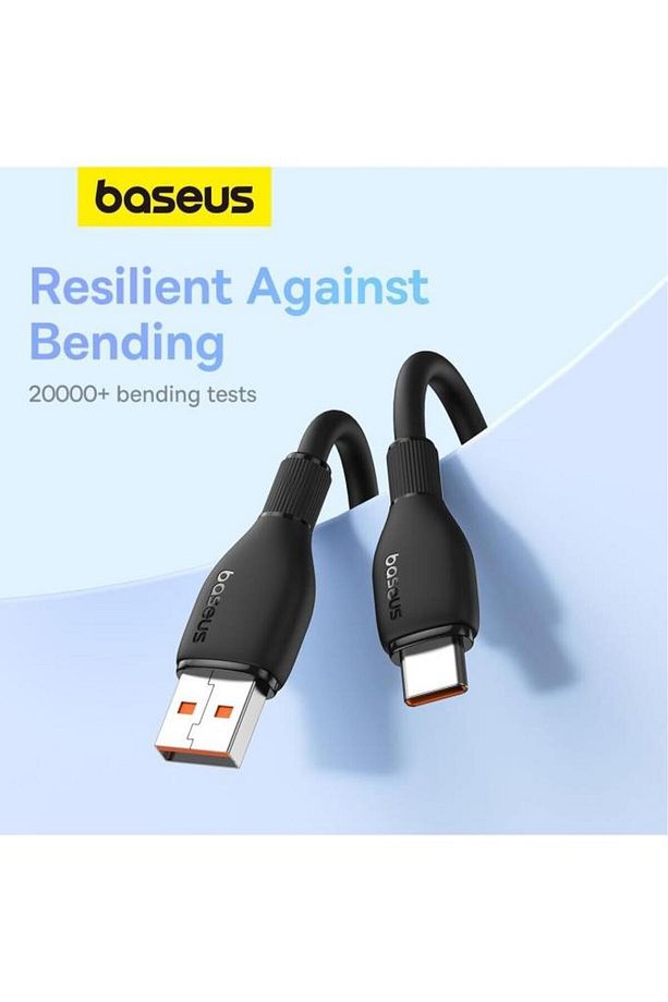 Pudding Serisi Hızlı Şarj ve Data Kablosu USB'den Type-c USB-C'ye 6 Amper 100W, 1,2m - 3