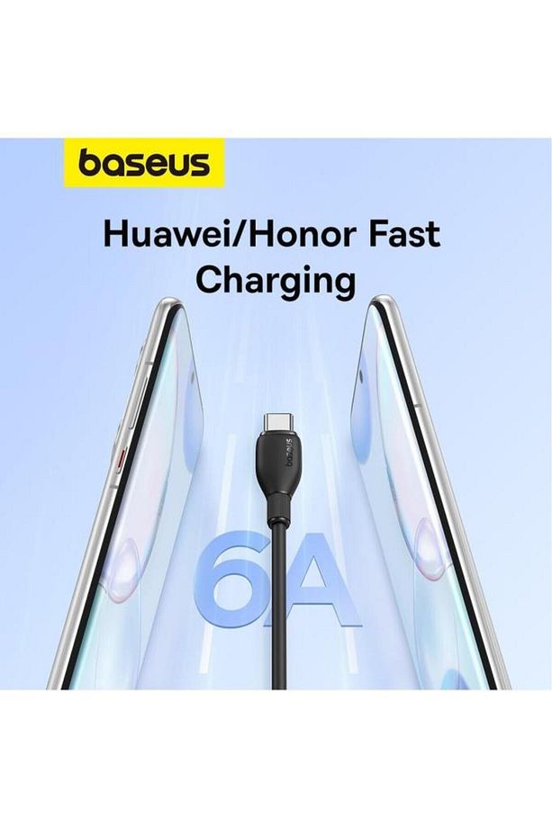 Pudding Serisi Hızlı Şarj ve Data Kablosu USB'den Type-c USB-C'ye 6 Amper 100W, 1,2m - 5