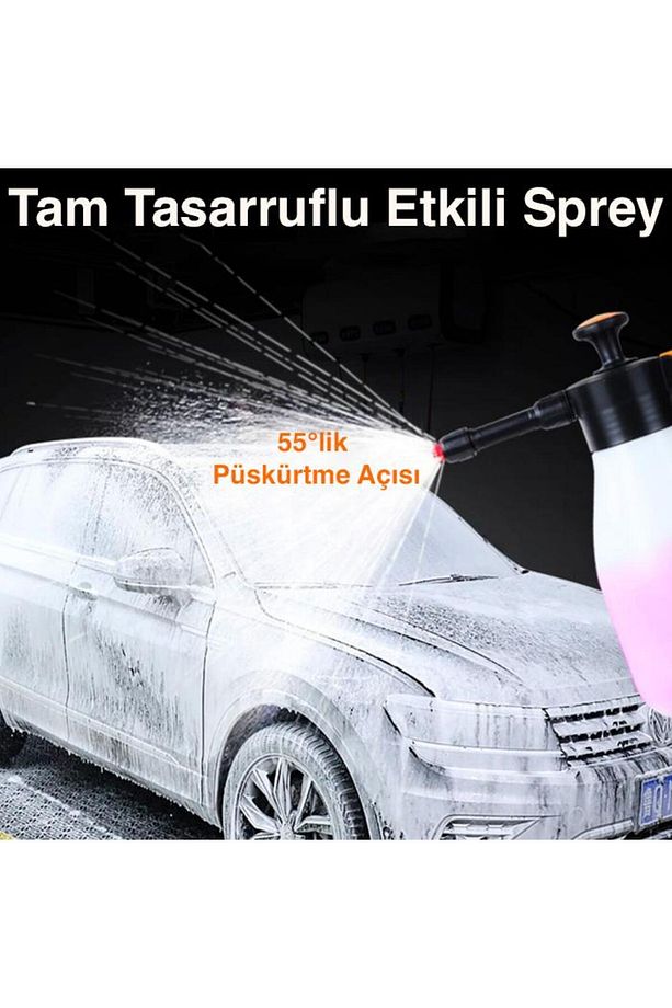 1.5lt Yüksek Basınçlı Araç Yıkama Köpük Makinası Oto Yıkama Pompası Basınçlı Köpük Pompası - 4