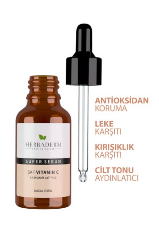 Süper Serum (saf Vitamin C L-askorbik Asit %10) Aydınlatıcı 30 Ml X2 - 3