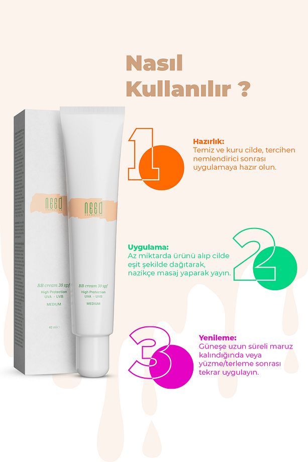 Need Bb Cream 30 Spf Medium 40 ml - 3
