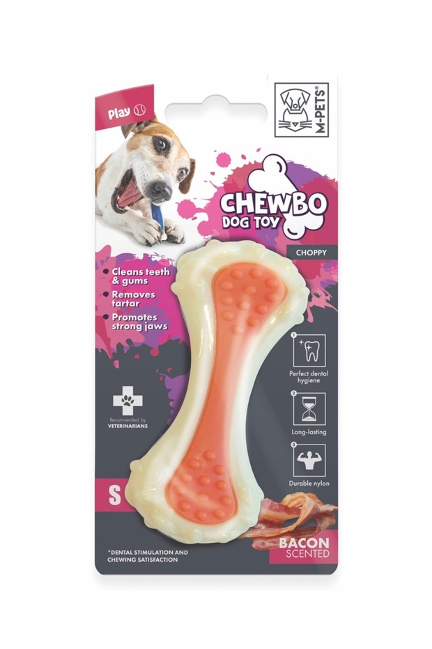Chewbo Choppy Dental Meat Flavored Dog Toy (S)