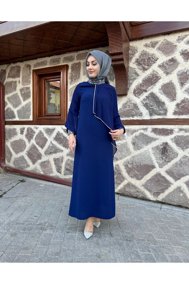 krep taş işleme elbisemiz - 3