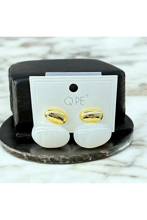 Akrilik Taşlı Küpe - 1