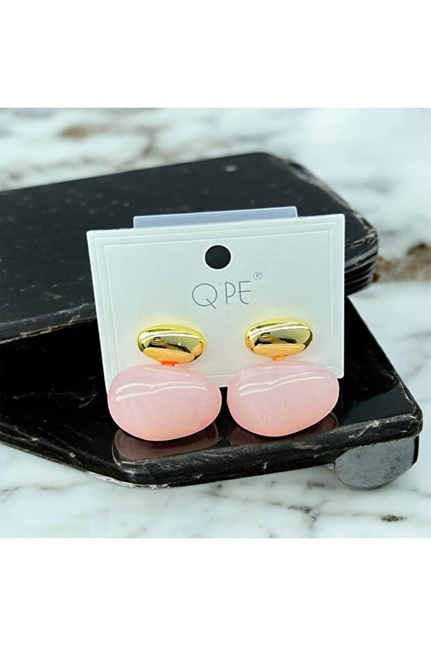 Akrilik Taşlı Küpe - 1