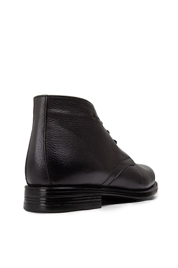 Hakiki Deri Gri Erkek Bot - 6