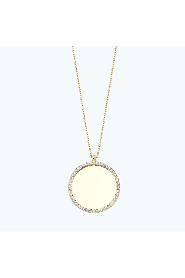 Altın İsimli Plaka Kolye - 1