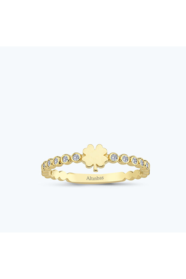 Altın Yonca Yüzük - 2