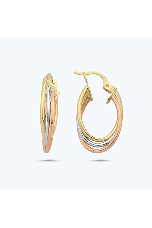 Altın Halka Küpe - 1