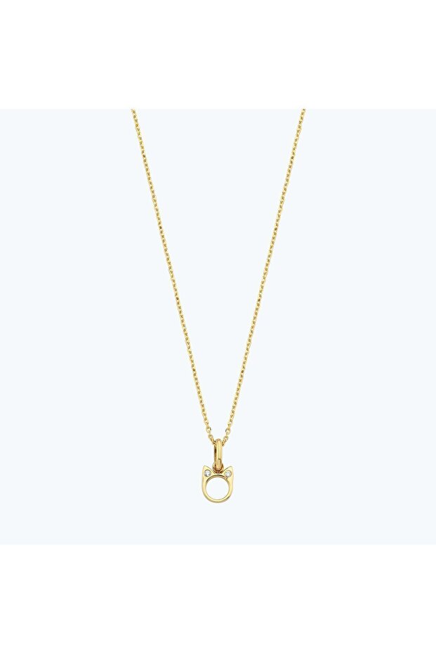 Altın Kedi Kolye - 2