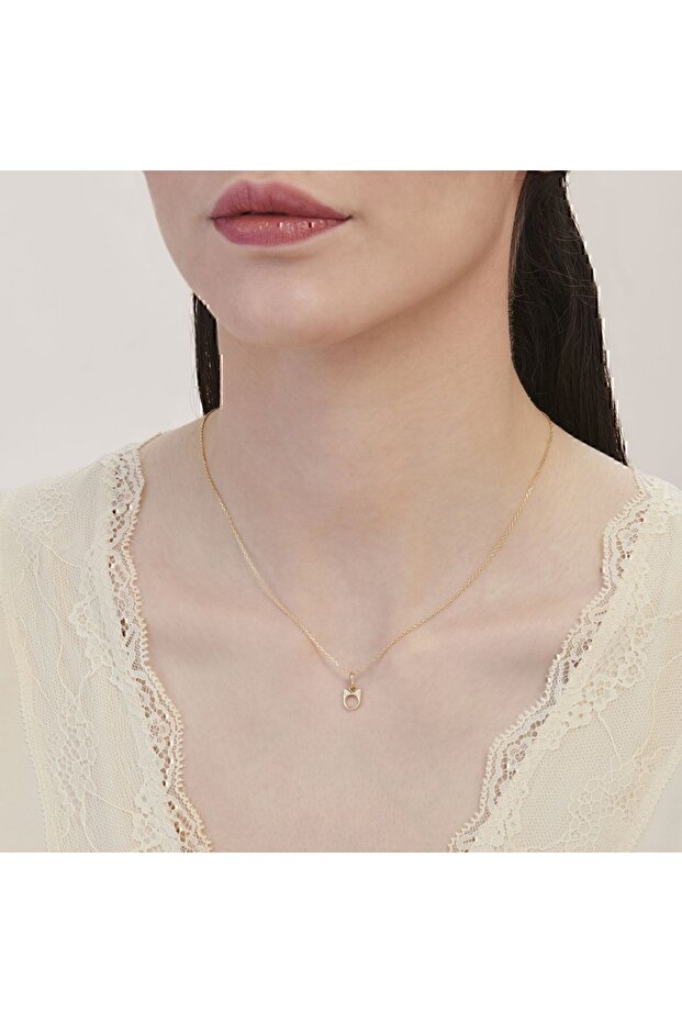 Altın Kedi Kolye - 3