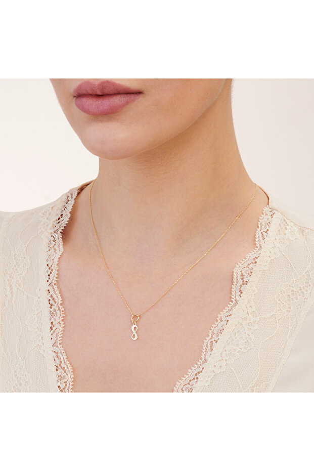 Altın Sonsuzluk Kolye - 2