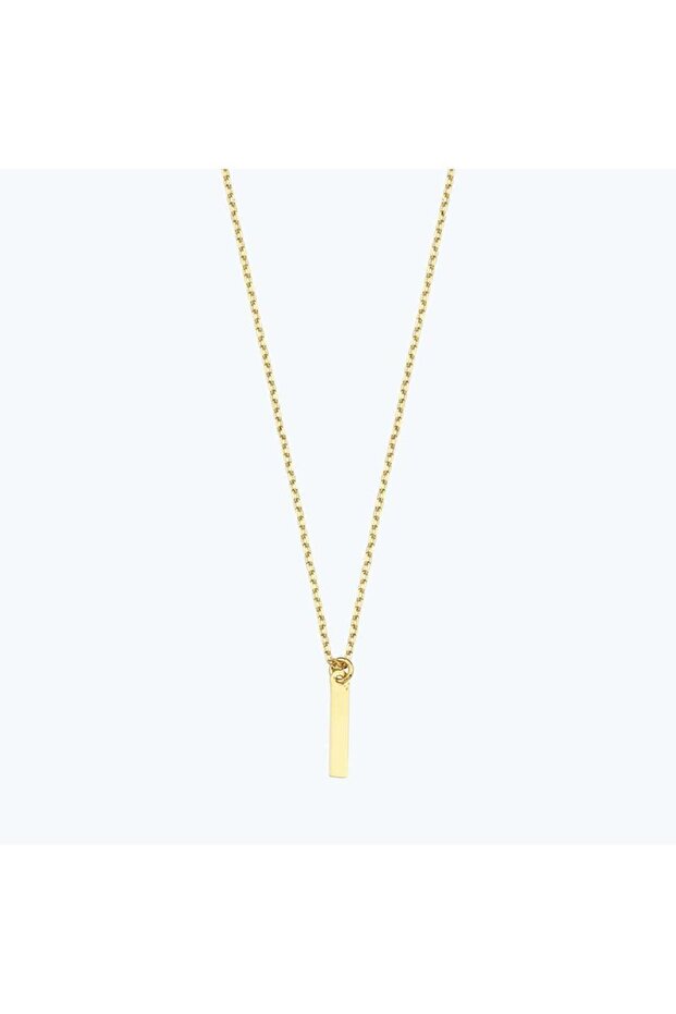 Altın I Harfi Kolye - 1