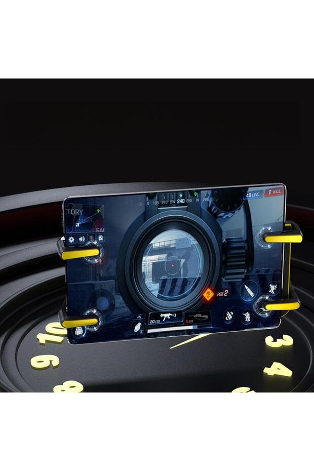 لجهاز iPad 4 أصابع، لوحة ألعاب، أزرار تشغيل، عصا تحكم، وحدة تحكم لعبة Pubg Mobile - 4