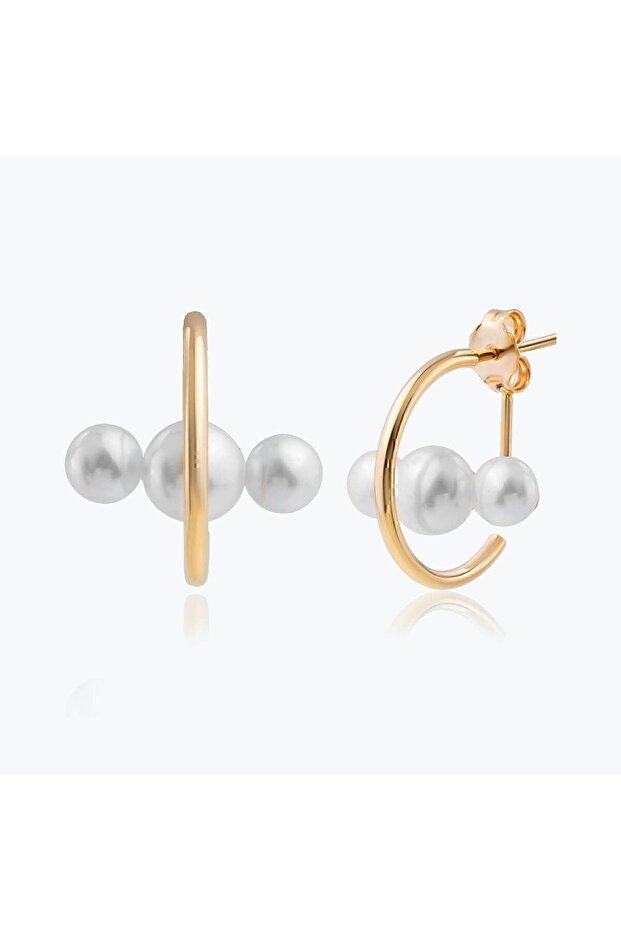 Altın Inci Küpe - 2