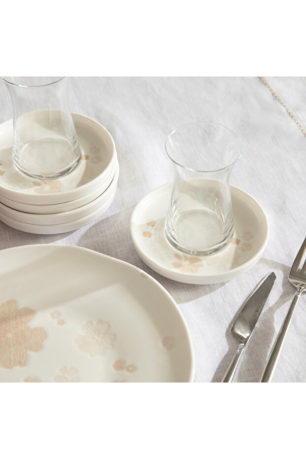 Alles Çay Tabağı Krem-Bej - 2