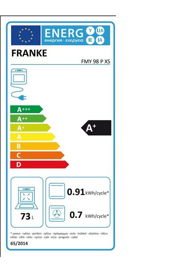 10 Programlı, Black Inox Frame, Pyrolytic Fırın 73 Lt Ankastre Fırın, Fmy 98 P Xs - 3