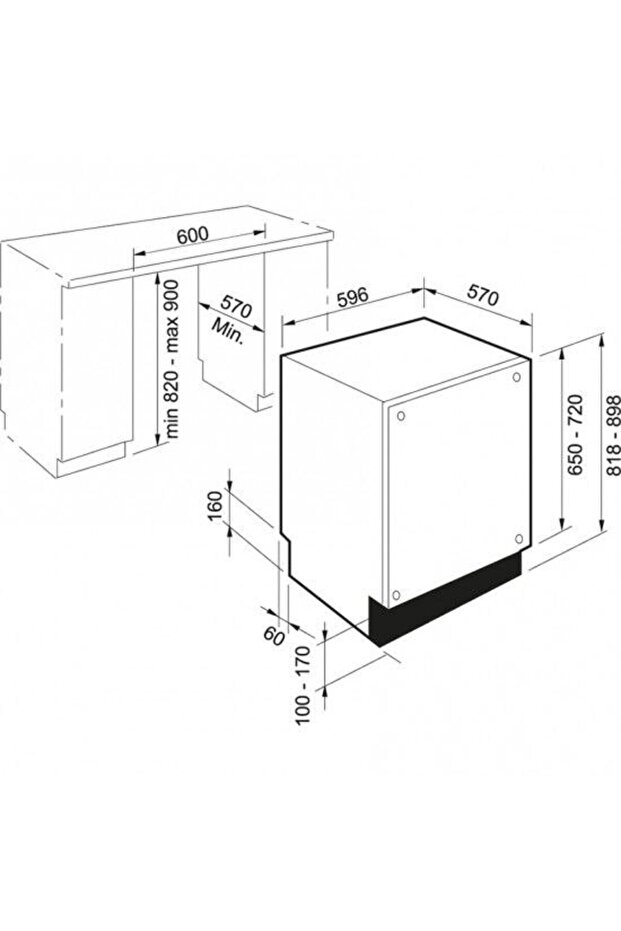 Fdw 614 D10p 10 Programlı 14 Kişilik Bulaşık Makinesi - 2
