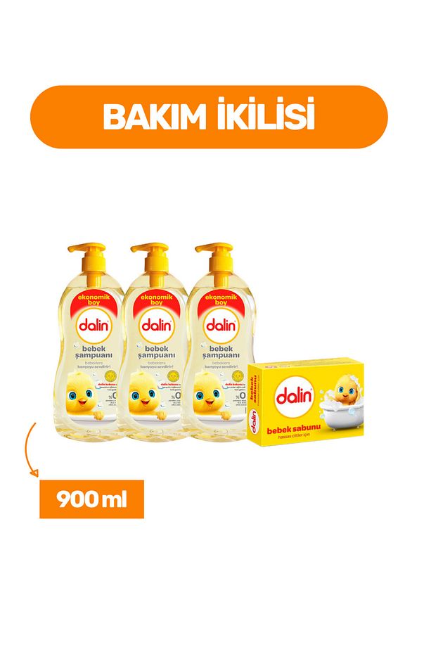 Bebek Sabunu Bebek Şampuanı (3X900 ML) Seti - 1