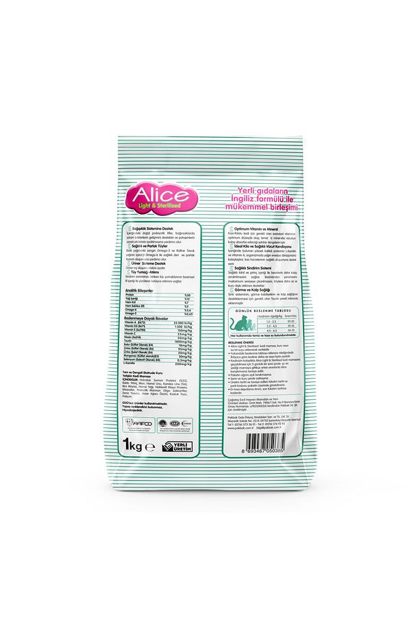 Light & Sterilised Somonlu Karidesli - Kısırlaştırılmış / Kilolu Kediler Için 3 X 1 Kg - 4