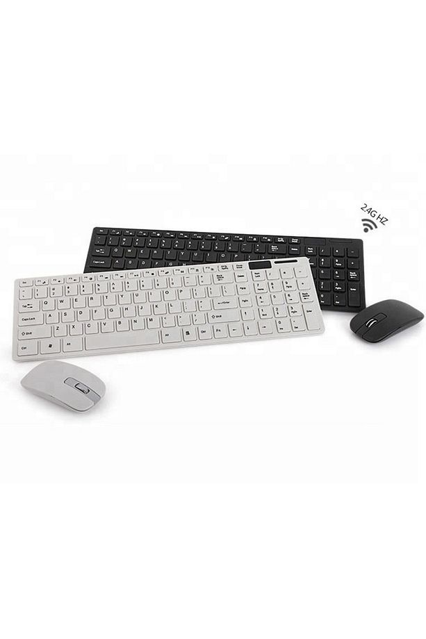 Wireless Sesiz Kablosuz Klavye Mouse Set - 3