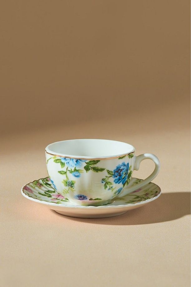 Flora 6 Kişilik Kahve Fincan Takımı 90 ml - 3