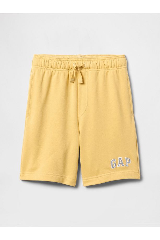 Erkek Çocuk Sarı Gap Logo Pull-On Relaxed Havlu Kumaş Şort - 5