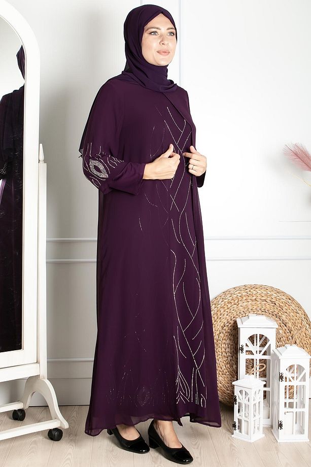 Irmak - Abiye - Mürdüm - Fhm644 - 7