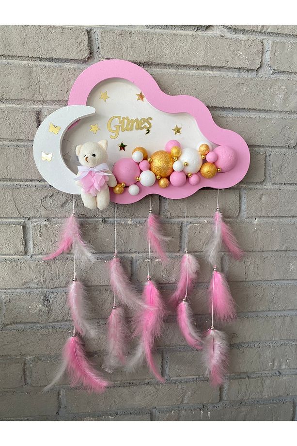 40 cm Ledli Bubble Bulut Kapı Süsü ve yastık - 3