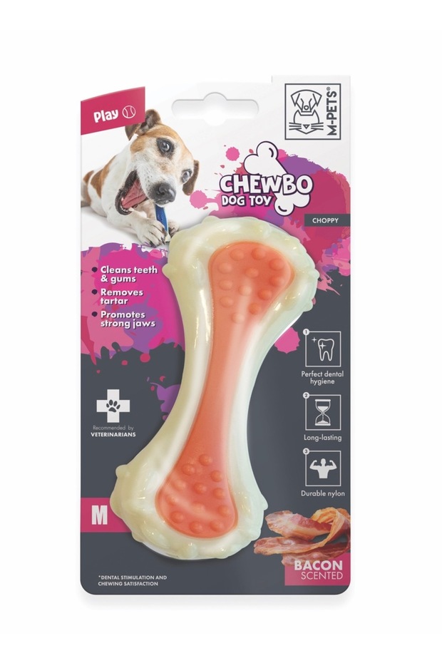 Chewbo Choppy Dental Meat Flavored Dog Toy (m)