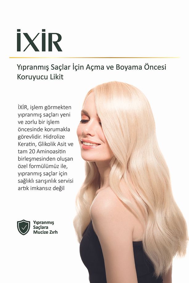 Ixir Yıpranmış Saçlar Için Işlem Öncesi Koruyucu Likit 500ml - 4
