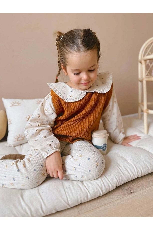 Kız Çocuk Kahve 3'lü Takım Kahve - 3