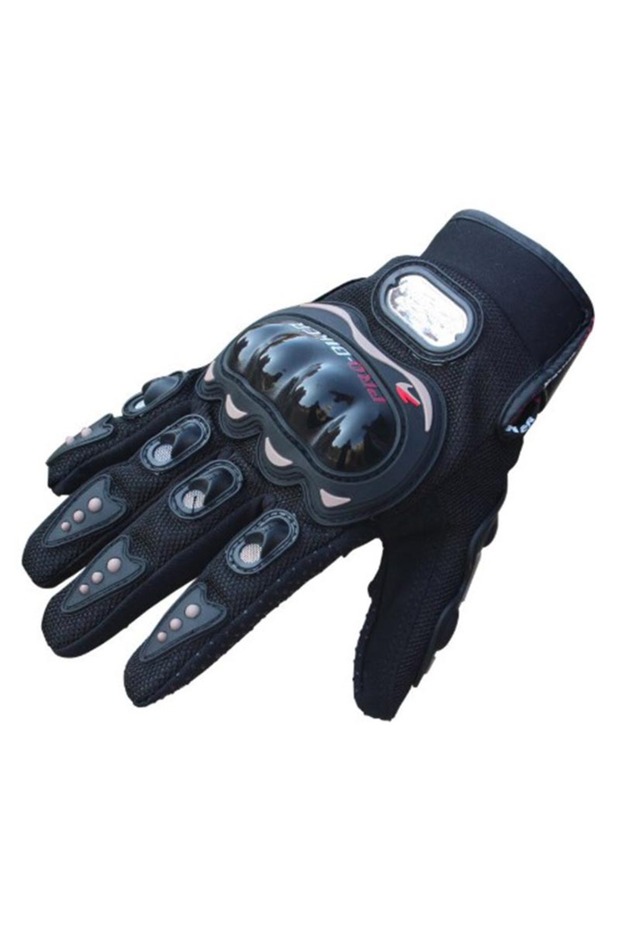 Pro-biker Mevsimlik Korumalı Eldiven Siyah - 4